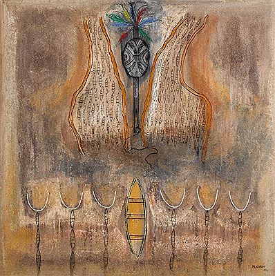 "Wabanoko 80" by Ismael Mundaray - Auction record, sale price, and art valuation. Compare with similar artists and explore comparable artworks.