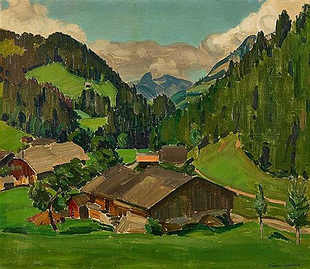 Sommerliche Landschaft im Freiburgischen