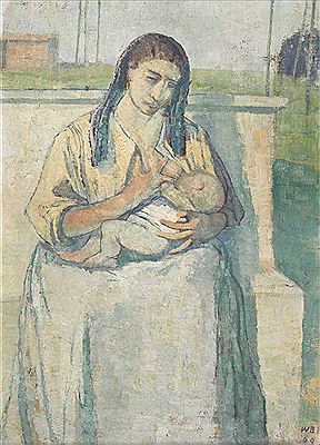 Stillende Mutter