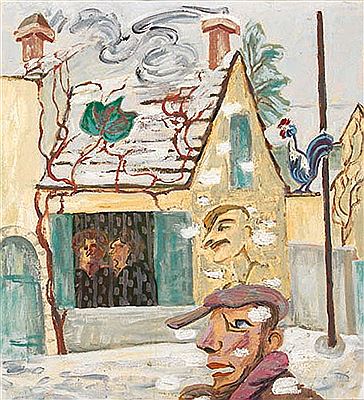 Le village en hiver