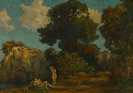 Romantische Landschaft by Willy Preetorius - Auction record, sale price, and art valuation. Compare with similar artists and explore comparable artworks.