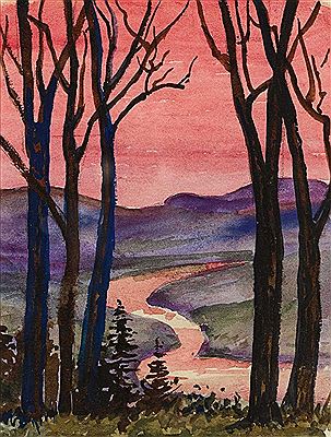 Paysage à l'aurore by Louis Reguin-Ducommun - Auction record, sale price, and art valuation. Compare with similar artists and explore comparable artworks.