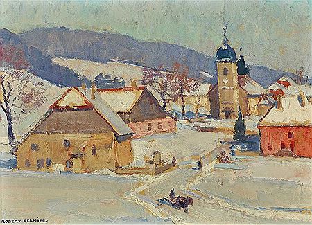 La vieille route des Verrières-de-Joux by Robert Fernier - Auction record, sale price, and art valuation. Compare with similar artists and explore comparable artworks.