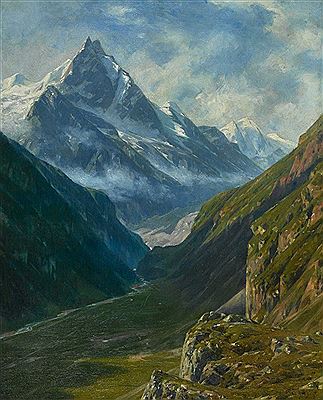 Morgen im Eifischthal (Wallis)