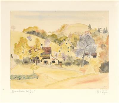 "Himmelreich bei Graz" by Elek Vajda - Auction record, sale price, and art valuation. Compare with similar artists and explore comparable artworks.