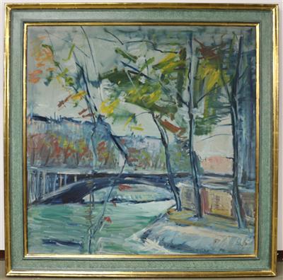 "Flusslandschaft" by Kurt Eugen Schmidt - Auction record, sale price, and art valuation. Compare with similar artists and explore comparable artworks.