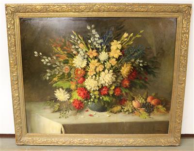 "Stillleben mit Blumen und Früchten"