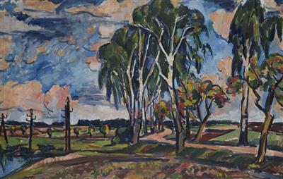 Landscape with Birches near Tucapy by Sobeslav