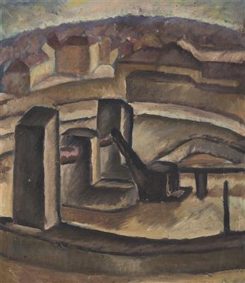 City Landscape by Zdenek Rykr - Auction record, sale price, and art valuation. Compare with similar artists and explore comparable artworks.