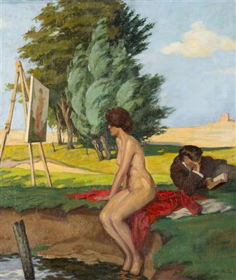A Nude in a Landscape