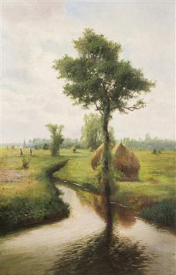 Haystacks by Ludvik Barták - Auction record, sale price, and art valuation. Compare with similar artists and explore comparable artworks.