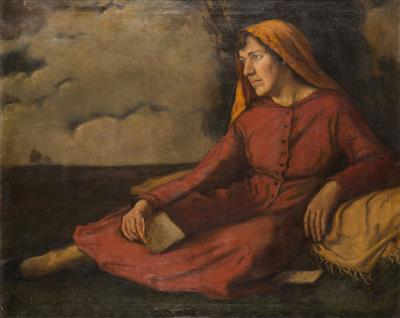 Woman with a Letter by Jan Kojan - Auction record, sale price, and art valuation. Compare with similar artists and explore comparable artworks.
