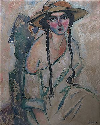 Woman with a Hat by Rodolphe Fornerod - Auction record, sale price, and art valuation. Compare with similar artists and explore comparable artworks.