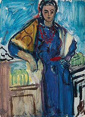 Untitled (Portrait of a Woman), circa 1961 by Robert De Niro Sr - Auction record, sale price, and art valuation. Compare with similar artists and explore comparable artworks.