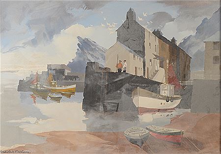 Morning Light Polperro by Frederick T W Cook - Auction record, sale price, and art valuation. Compare with similar artists and explore comparable artworks.
