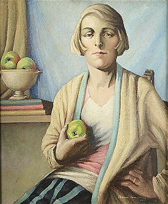 Girl With Green Apple