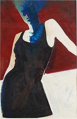 Fallen Angel: Figure in a Black Dress