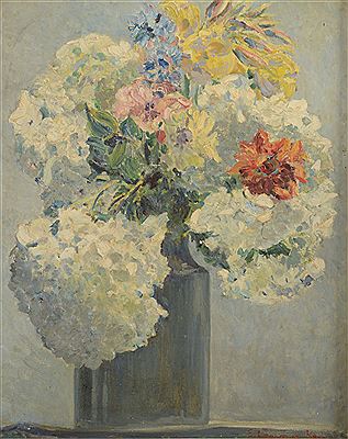 A Flower Piece by Elizabeth Lamorna Kerr - Auction record, sale price, and art valuation. Compare with similar artists and explore comparable artworks.