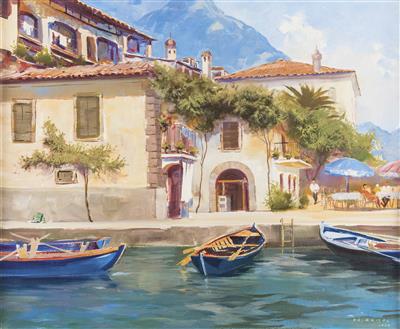 Pier-Promenade in Torbole am Gardasee