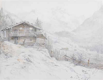 Bauernhaus in den Alpen mit Personenstaffage by Carl Ludwig Libay - Auction record, sale price, and art valuation. Compare with similar artists and explore comparable artworks.