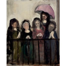 "Mujeres bajo la lluvia"