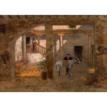 "Patio de pueblo" by Ignacio Bereciartu - Auction record, sale price, and art valuation. Compare with similar artists and explore comparable artworks.