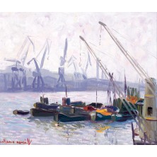 "Barcos en el puerto"