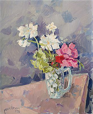 Jug with flowers
