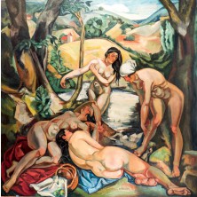 Bañistas by Andre Favory - Auction record, sale price, and art valuation. Compare with similar artists and explore comparable artworks.
