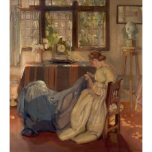 Mujer cosiendo by Salvador Tuset Tuset - Auction record, sale price, and art valuation. Compare with similar artists and explore comparable artworks.