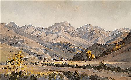South Island Landscape by Allan Crombie - Auction record, sale price, and art valuation. Compare with similar artists and explore comparable artworks.
