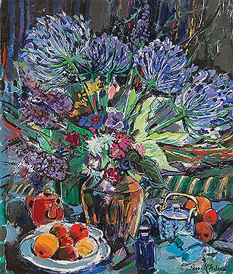 Still Life with Agapanthus