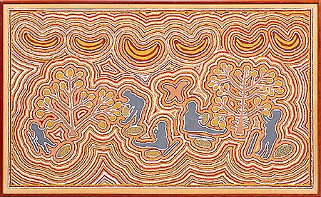 BUSH PLUM DREAMING by Maggie Binunga Penangke - Auction record, sale price, and art valuation. Compare with similar artists and explore comparable artworks.