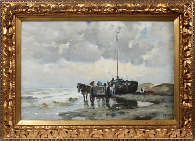 THE STRANDED HERRING BOAT