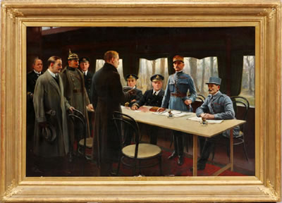 THE SIGNING OF THE ARMISTICE - NOV. 11TH, 1918