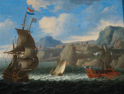 A pair of Italian harbour views by Orazio Grevenbroeck - Auction record, sale price, and art valuation. Compare with similar artists and explore comparable artworks.