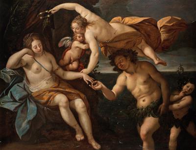 The Marriage of Bacchus and Ariadne in the presence of Venus