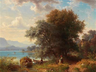 View of a Carinthian Lake (Lake Wörth?)
