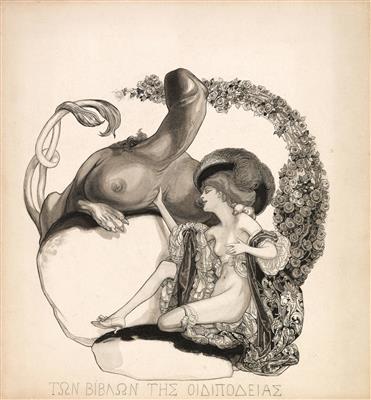 Two erotic illustrations c. 1912 by Franz von Bayros - Auction record, sale price, and art valuation. Compare with similar artists and explore comparable artworks.