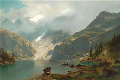 View of the Engstlensee in the Bernese Highlands by Robert Schultze - Auction record, sale price, and art valuation. Compare with similar artists and explore comparable artworks.