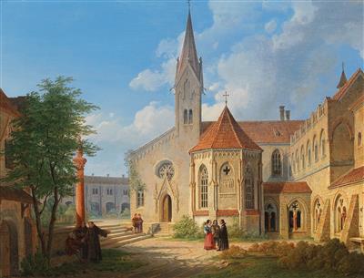 Sample artwork by Simon Quaglio (1795 - 1878), known for painting, theater painter - View similar artists and auction records
