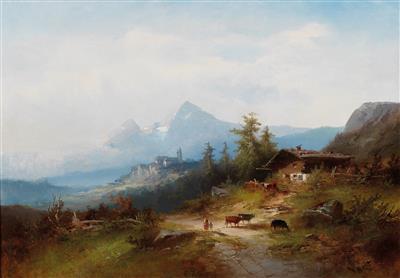 View of the Pilgrimage Church of Maria Plain near Salzburg