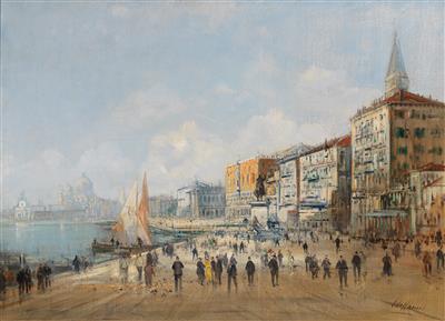 Sample artwork by Otto Hamel (1866 - 1950), known for painting, landscape, architecture and genre painter - View similar artists and auction records