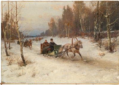 Sleigh Ride in Winter
