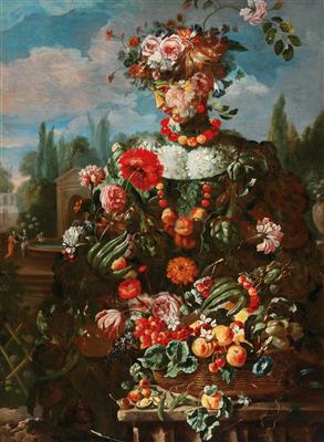 An anthropomorphic allegory of Spring by Giovanni Battista Spadino - Auction record, sale price, and art valuation. Compare with similar artists and explore comparable artworks.
