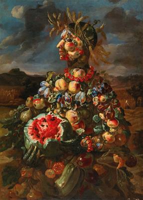 An anthropomorphic allegory of Summer by Giovanni Battista Spadino - Auction record, sale price, and art valuation. Compare with similar artists and explore comparable artworks.