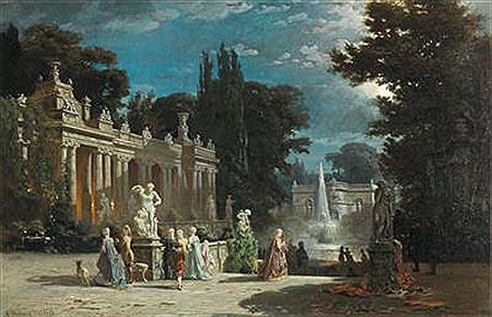A garden party at dusk by Christian Wilberg - Auction record, sale price, and art valuation. Compare with similar artists and explore comparable artworks.