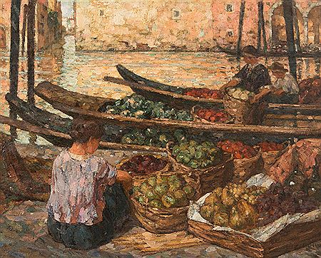Sample artwork by Felix Gogo (1872 - 1953), known for painting - View similar artists and auction records