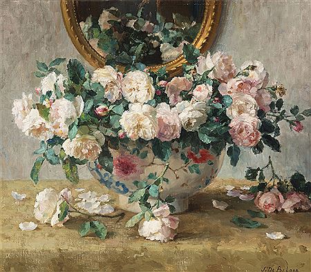 Nature morte aux roses