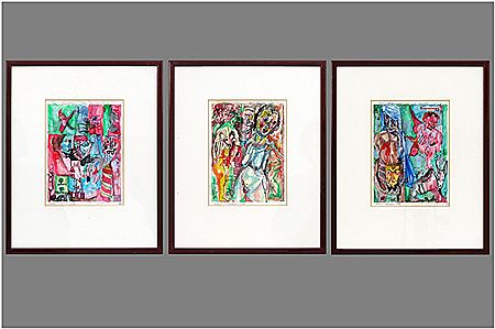 "Het testament van de dichter" (triptych)
